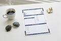 Cruise Command Center Workbook printable worksheet flat lay